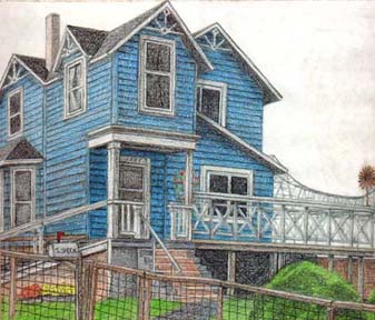 My drawing of Stephanie's house